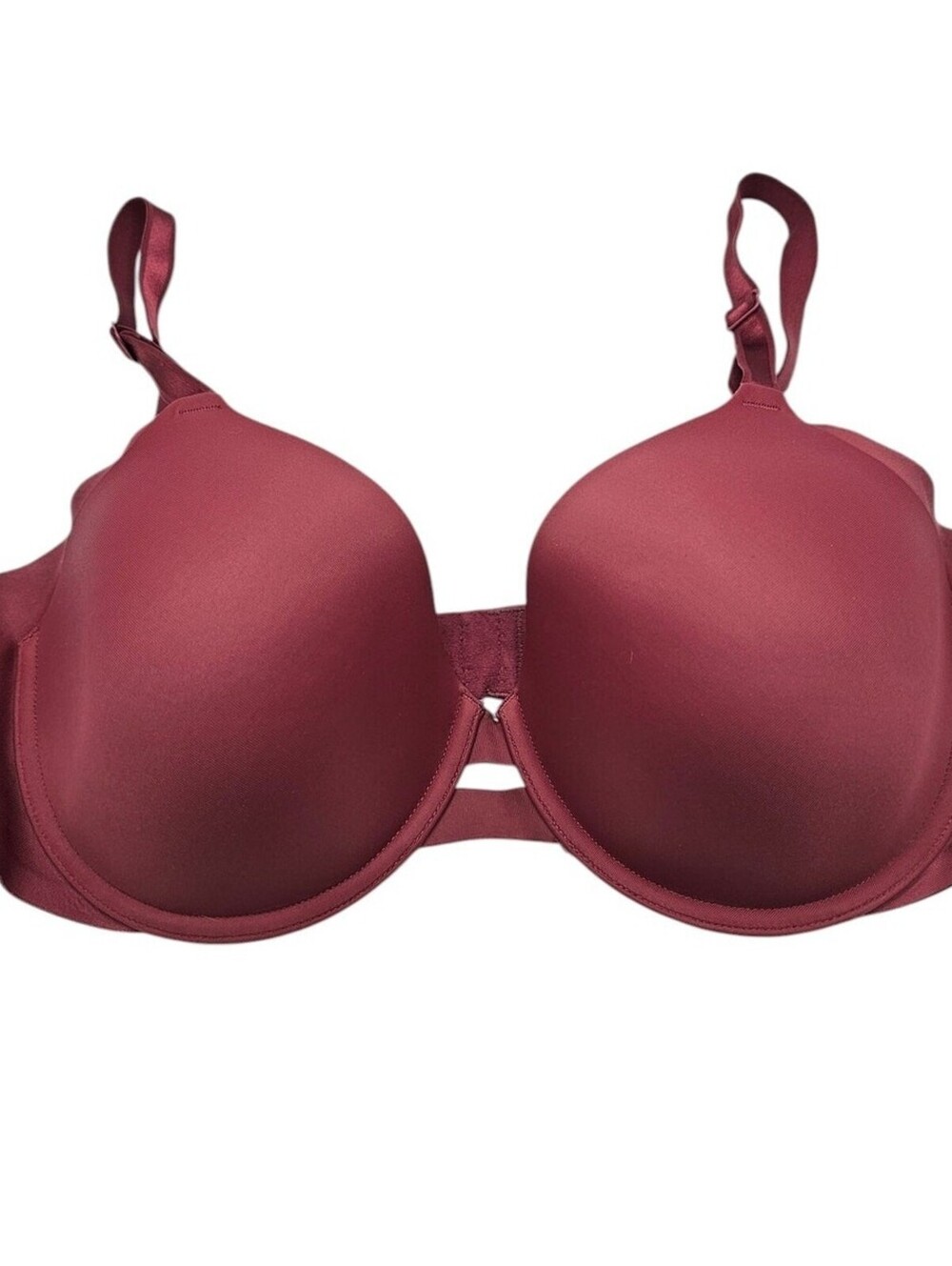 Warners Womens Sz 38D Classic Lightly Lined T Shirt Bra Dark Pink